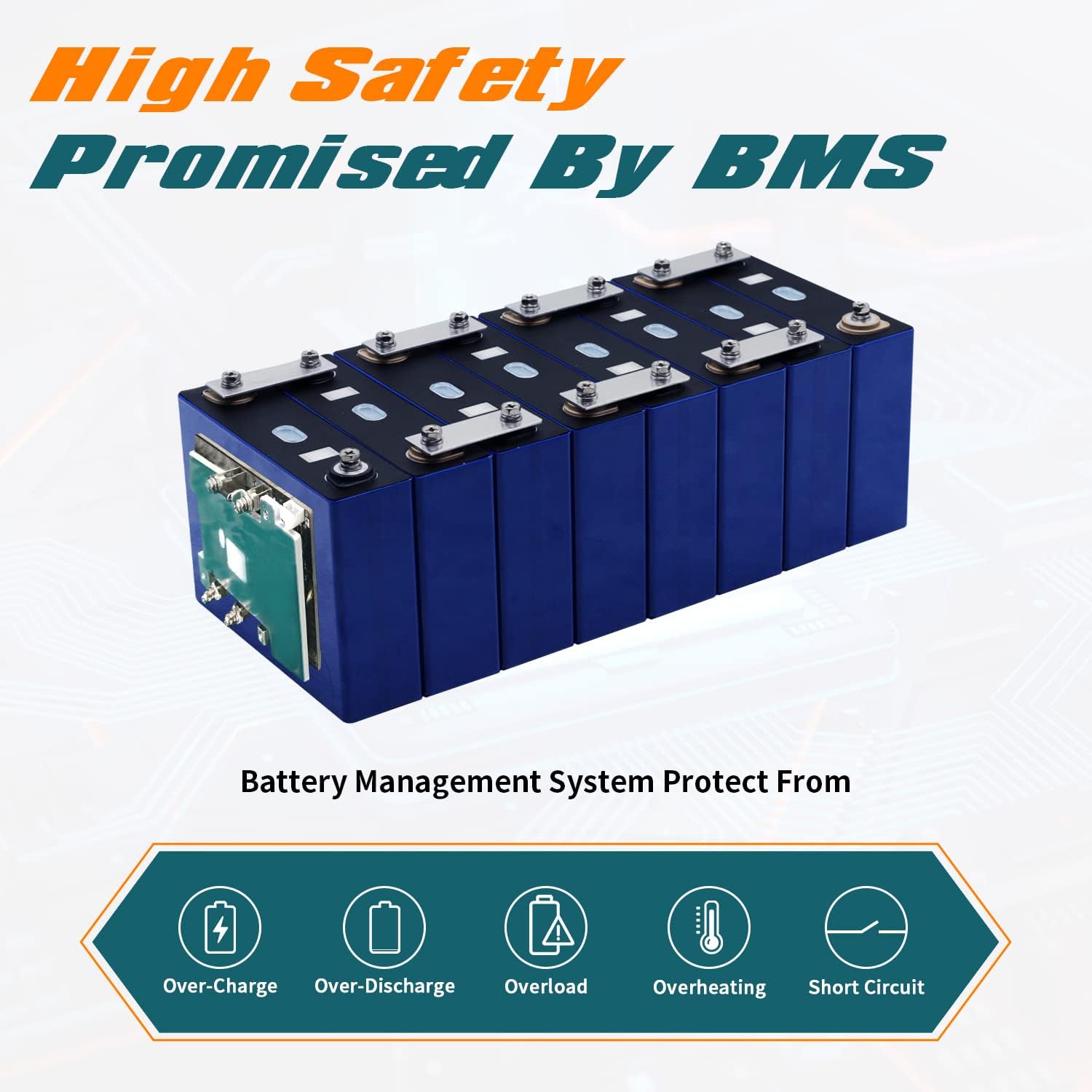 OGRPHY 24V 100AH LiFePO4 Battery, 2560Wh Grade A Cells Deep Cycle Battey