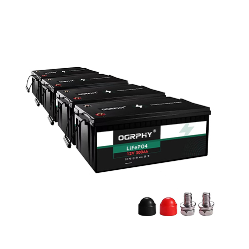OGRPHY 12V 300Ah LiFePO4 Battery, 3840Wh Grade A Cells Deep Cycle Battery