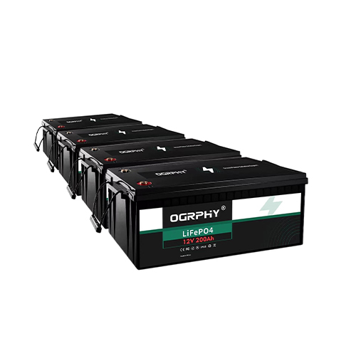 OGRPHY 12V 200Ah LiFePO4 Battery, 2560Wh Grade A Cells Deep Cycle Battery