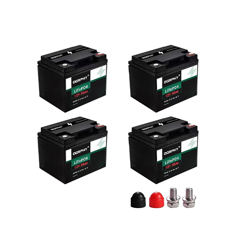 OGRPHY 12V 50Ah LiFePO4 Battery-4 Pack