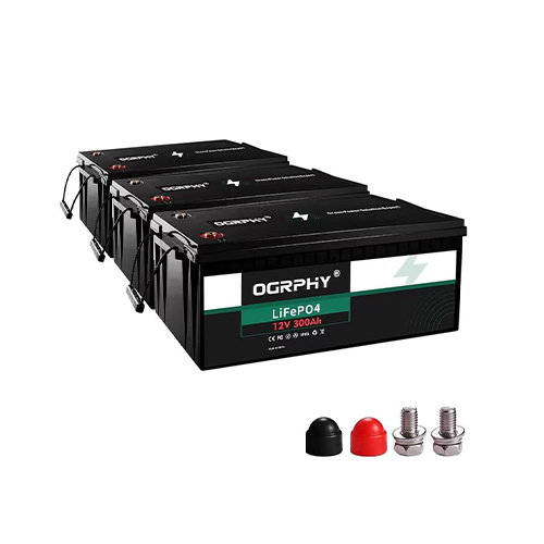 OGRPHY 12V 300Ah LiFePO4 Battery, 3840Wh Grade A Cells Deep Cycle Battery