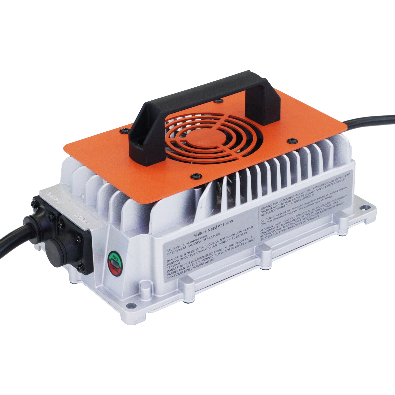 OGRPHY 48V 18A Lithium Battery Charger, Including 0V Charging Function,fast charging