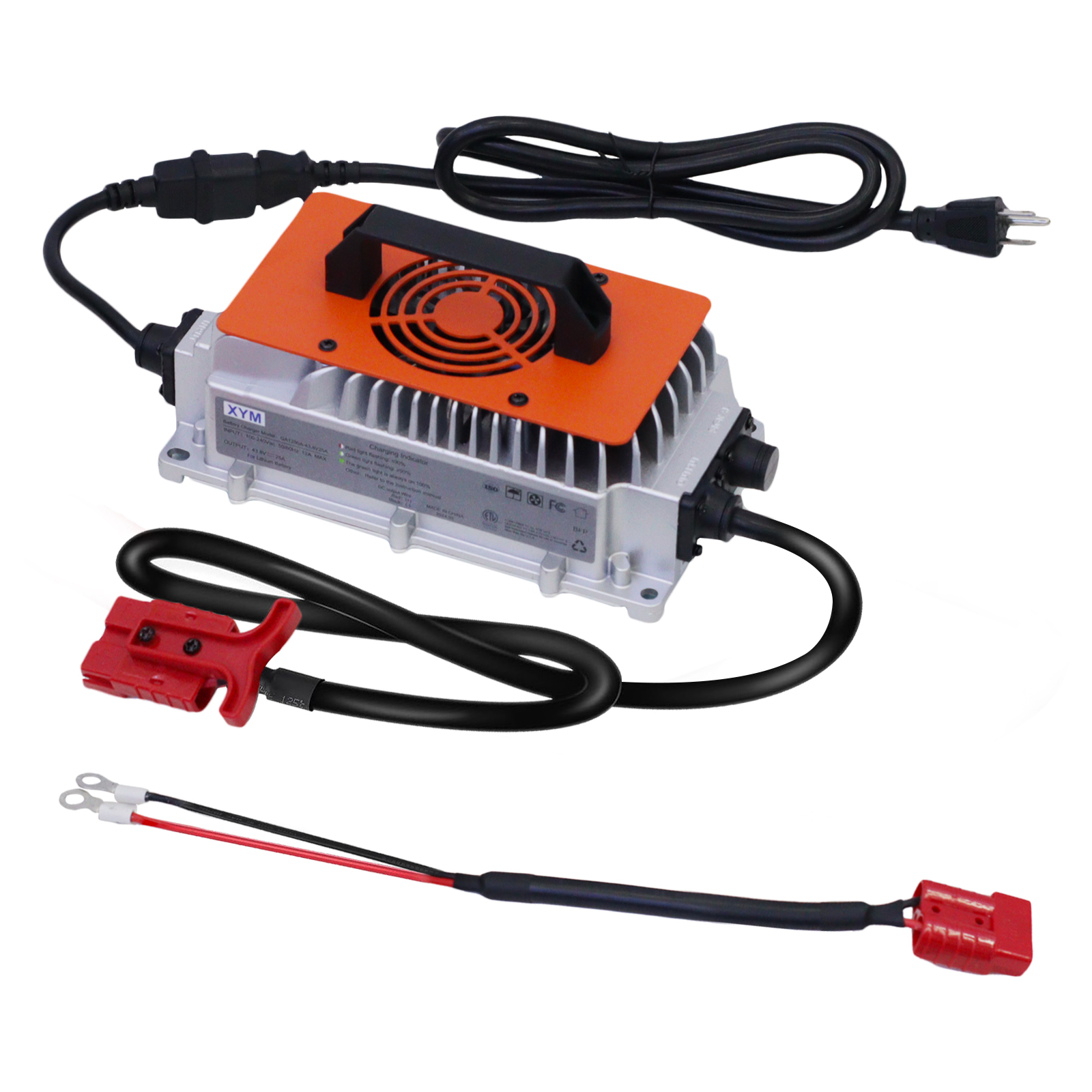 OGRPHY 36V 25A Lithium Battery Charger, Including 0V Charging Function,fast charging