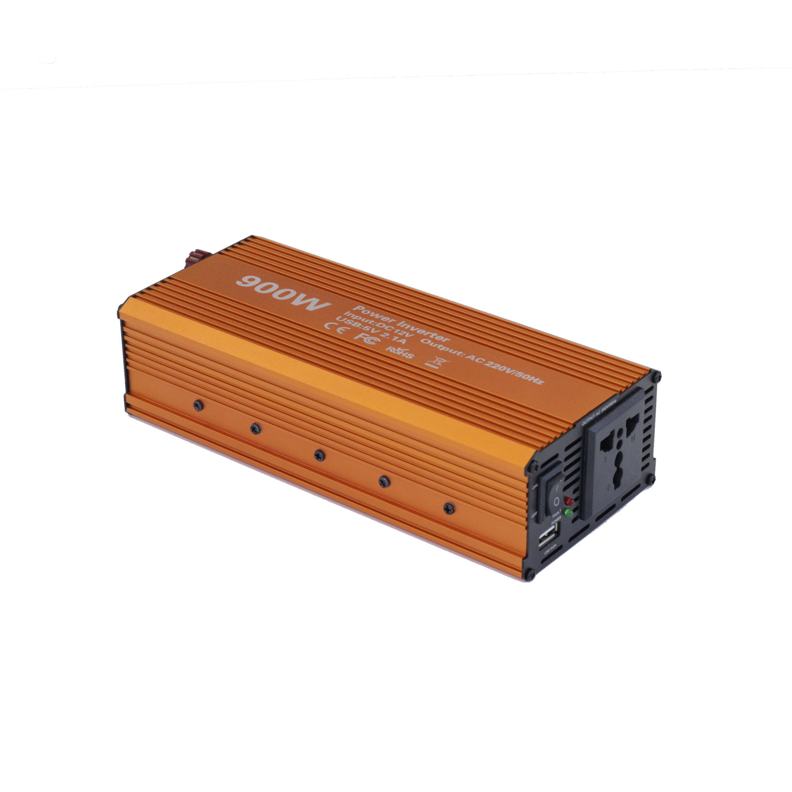OGRPHY 900W Modified Sine Wave Inverter, 12V–60V DC to 110V/220V AC